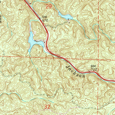 United States Geological Survey Hollis Crossroads, AL (1967, 24000-Scale) digital map