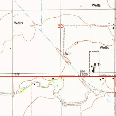 United States Geological Survey Hollis, OK (1985, 24000-Scale) digital map