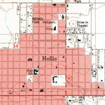 United States Geological Survey Hollis, OK (1985, 24000-Scale) digital map