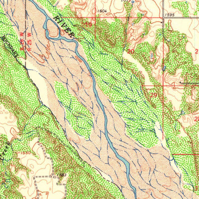 United States Geological Survey Hollis, OK-TX (1961, 62500-Scale) digital map