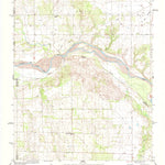 United States Geological Survey Hollis SW, OK-TX (1985, 24000-Scale) digital map
