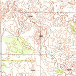 United States Geological Survey Hollis SW, OK-TX (1985, 24000-Scale) digital map