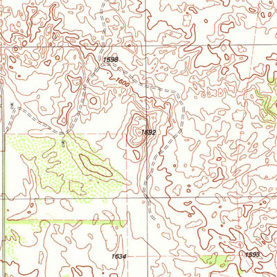 United States Geological Survey Hollis SW, OK-TX (1985, 24000-Scale) digital map
