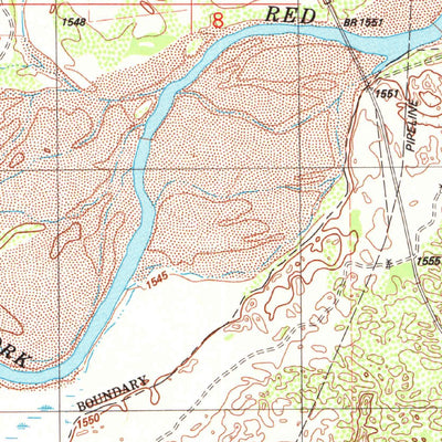 United States Geological Survey Hollis SW, OK-TX (1985, 24000-Scale) digital map