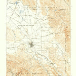 United States Geological Survey Hollister, CA (1923, 62500-Scale) digital map