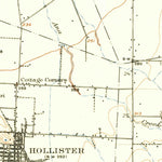 United States Geological Survey Hollister, CA (1923, 62500-Scale) digital map