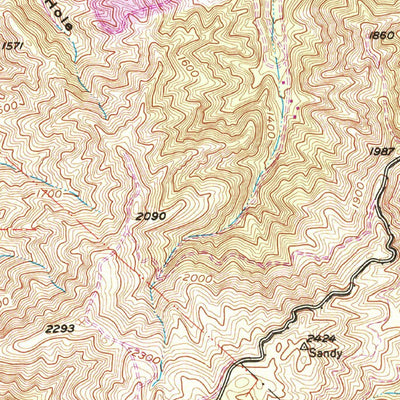 United States Geological Survey Hollister, CA (1955, 24000-Scale) digital map
