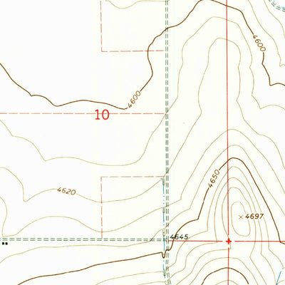 United States Geological Survey Hollister, ID (1965, 24000-Scale) digital map