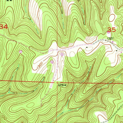 United States Geological Survey Hollister, MO (1956, 24000-Scale) digital map