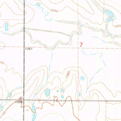 United States Geological Survey Hollister, OK (1974, 24000-Scale) digital map