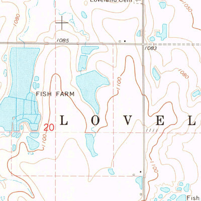 United States Geological Survey Hollister, OK (1974, 24000-Scale) digital map