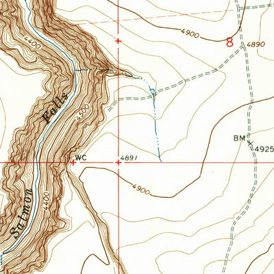 United States Geological Survey Hollister SW, ID (1965, 24000-Scale) digital map