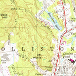 United States Geological Survey Holliston, MA (1969, 25000-Scale) digital map