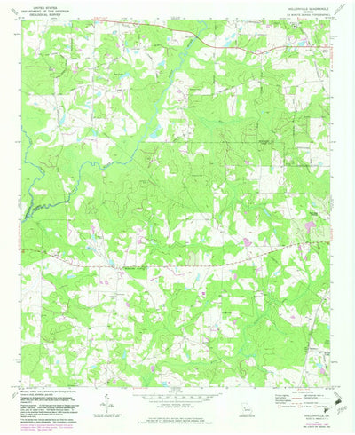 United States Geological Survey Hollonville, GA (1971, 24000-Scale) digital map