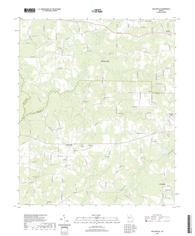 United States Geological Survey Hollonville, GA (2020, 24000-Scale) digital map