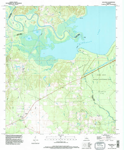 United States Geological Survey Holloway, LA (1994, 24000-Scale) digital map
