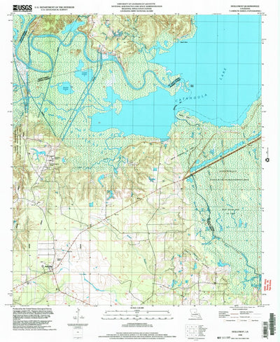 United States Geological Survey Holloway, LA (1998, 24000-Scale) digital map