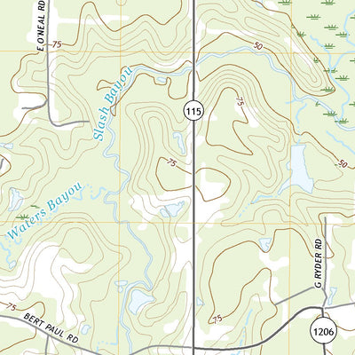 United States Geological Survey Holloway, LA (2020, 24000-Scale) digital map