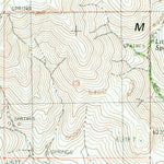 United States Geological Survey Holloway Mountain, NV-OR (1990, 24000-Scale) digital map