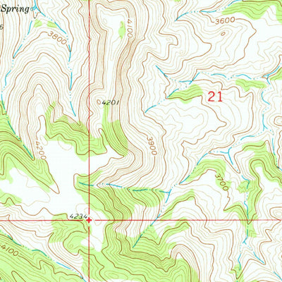 United States Geological Survey Hollowwood Creek, MT (1958, 24000-Scale) digital map
