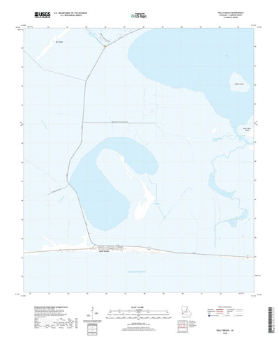 United States Geological Survey Holly Beach, LA (2020, 24000-Scale) digital map