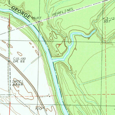 United States Geological Survey Holly Bluff, MS (1988, 24000-Scale) digital map