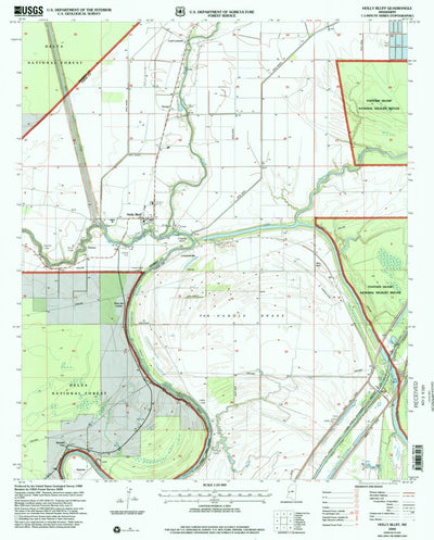 United States Geological Survey Holly Bluff, MS (2000, 24000-Scale) digital map