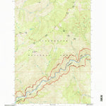 United States Geological Survey Holly Creek, ID (1994, 24000-Scale) digital map