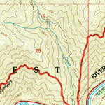 United States Geological Survey Holly Creek, ID (1994, 24000-Scale) digital map