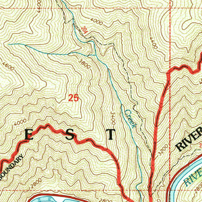 United States Geological Survey Holly Creek, ID (1994, 24000-Scale) digital map