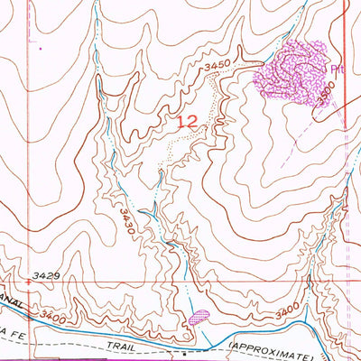 United States Geological Survey Holly East, CO-KS (1953, 24000-Scale) digital map