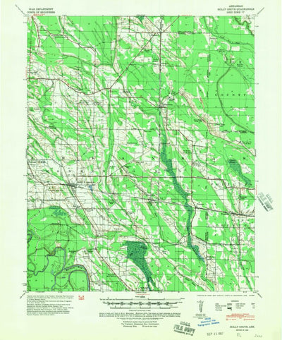 United States Geological Survey Holly Grove, AR (1940, 62500-Scale) digital map