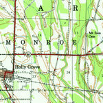 United States Geological Survey Holly Grove, AR (1957, 62500-Scale) digital map