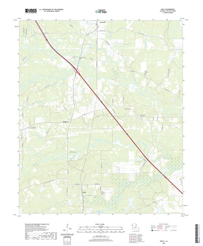 United States Geological Survey Holly, LA (2020, 24000-Scale) digital map