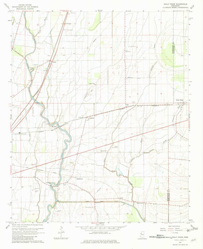 United States Geological Survey Holly Ridge, MS (1967, 24000-Scale) digital map