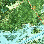 United States Geological Survey Holly Ridge, NC (1970, 24000-Scale) digital map
