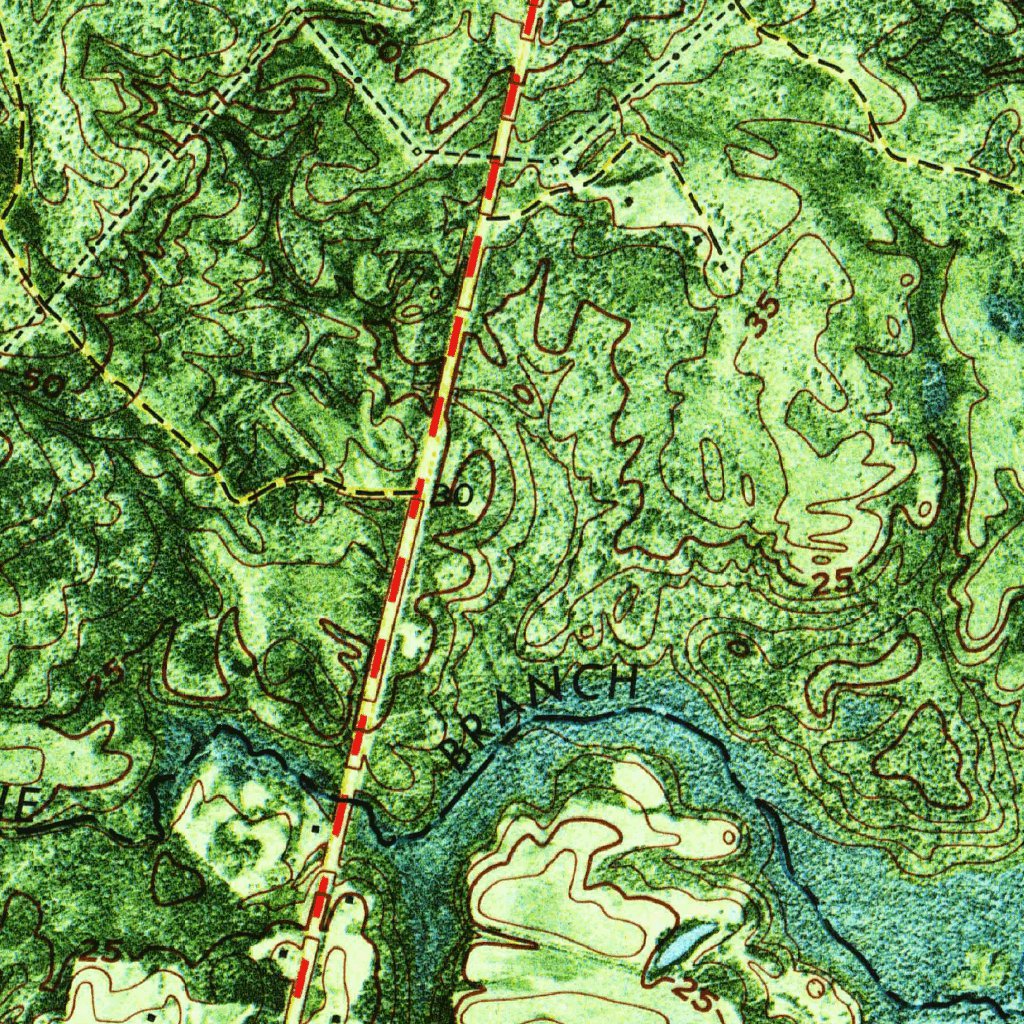 Holly Ridge Weather Map Holly Ridge, NC (1970, 24000-Scale) Map by United States Geological ...