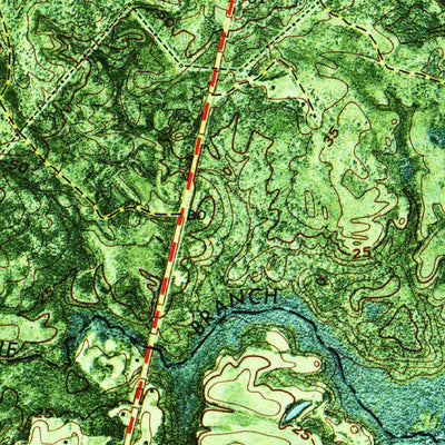 United States Geological Survey Holly Ridge, NC (1970, 24000-Scale) digital map