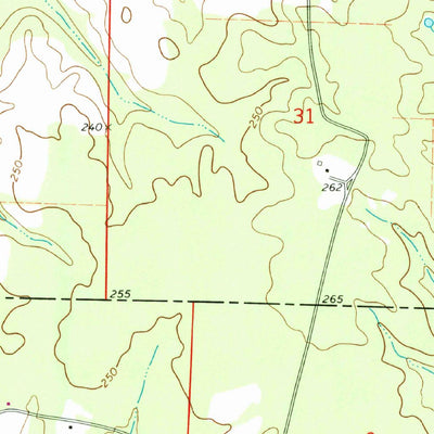 United States Geological Survey Holly Springs, AR (1973, 24000-Scale) digital map