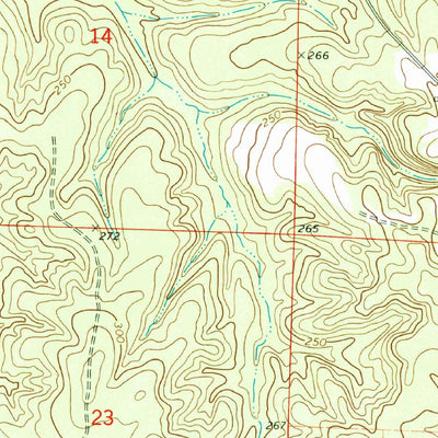 United States Geological Survey Holly Springs, AR (1973, 24000-Scale) digital map