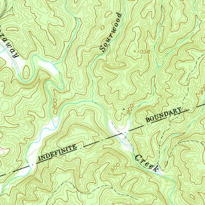 United States Geological Survey Holly Springs, SC-GA (1963, 24000-Scale) digital map