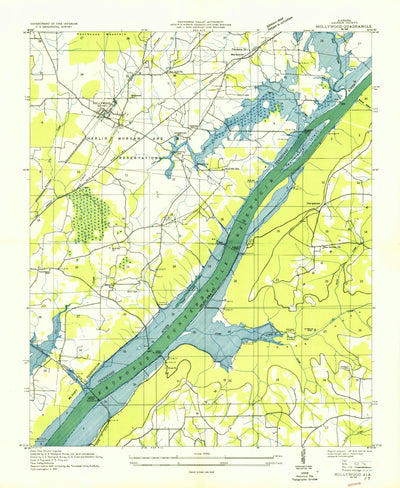 United States Geological Survey Hollywood, AL (1936, 24000-Scale) digital map