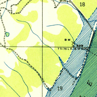 United States Geological Survey Hollywood, AL (1936, 24000-Scale) digital map
