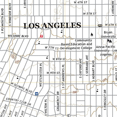 United States Geological Survey Hollywood, CA (2022, 24000-Scale) digital map