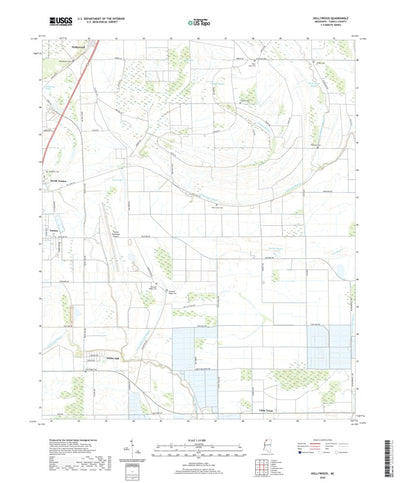 United States Geological Survey Hollywood, MS (2020, 24000-Scale) digital map