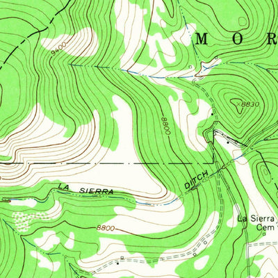 United States Geological Survey Holman, NM (1965, 24000-Scale) digital map