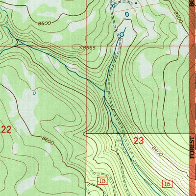 United States Geological Survey Holman, NM (1995, 24000-Scale) digital map