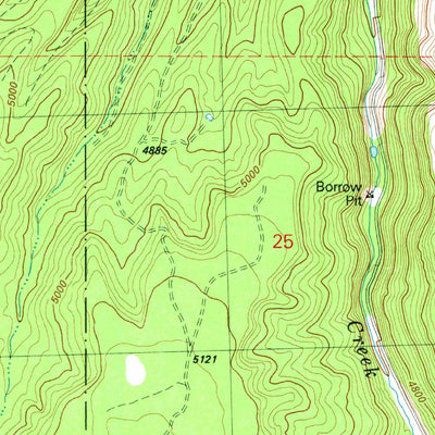 United States Geological Survey Holmes Canyon, OR (1981, 24000-Scale) digital map