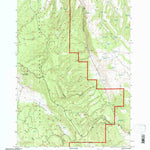 United States Geological Survey Holmes Canyon, OR (1992, 24000-Scale) digital map