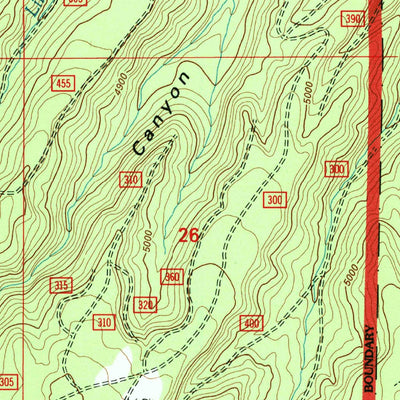 United States Geological Survey Holmes Canyon, OR (1992, 24000-Scale) digital map